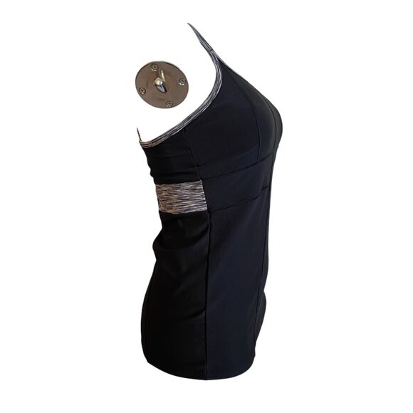 90 Degree by Reflex women's medium black tankini swimsuit top lightly padded - Picture 3 of 7